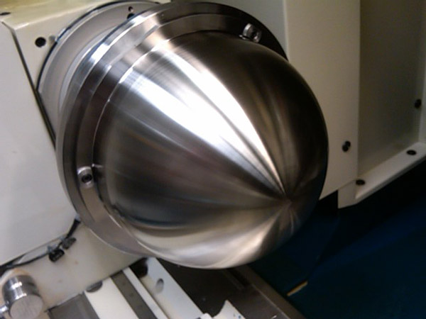 High precision external spherical contour 